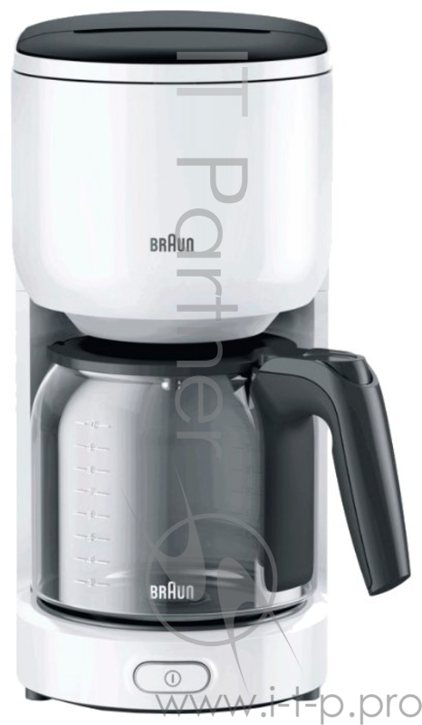 Кофеварка капельная Braun KF 3120 WH белый