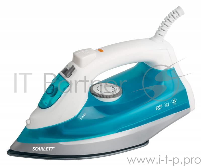Утюг Scarlett SC-SI30P04 2200Вт белый/голубой