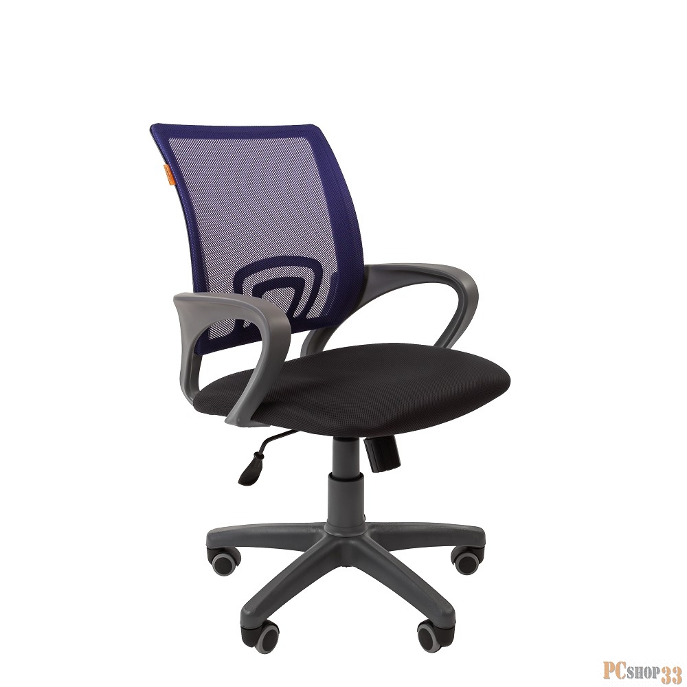 Офисные кресла Офисное кресло Chairman 696 Россия серый пластик TW-12/TW-05 синий (7020054)