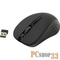 Мышь Oklick 545MW черный/черный оптическая (1600dpi) беспроводная USB (4but) 368626