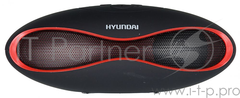 Колонки Hyundai H-PAC100 1.0 черный 3Вт беспроводные BT