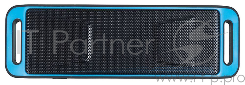 Колонки Hyundai H-PAC140 1.0 черный/синий 6Вт беспроводные BT