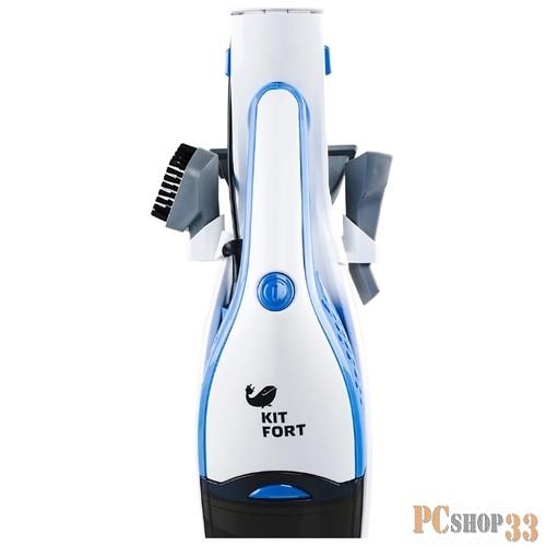 Пылесос Пылесос вертикальный Kitfort, Мощность: 600 Вт.Двойная фильтрация.HEPA-фильтр.синий