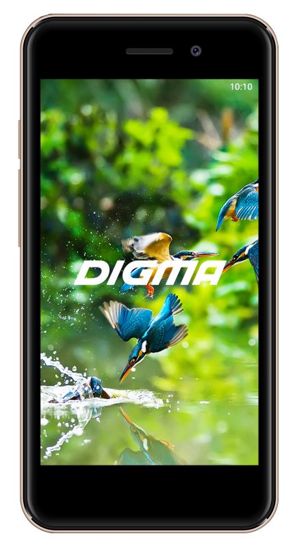 Мобильный телефон Смартфон Digma A453 3G Linx 8Gb золотистый {3G 2Sim 4.5
