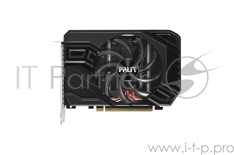 Видеокарта Palit GeForce GTX 1660 Ti StormX OC 6ГБ (GeForce GTX 1660 Ti, DDR6, DVI, HDMI, DP) (PCI-E)