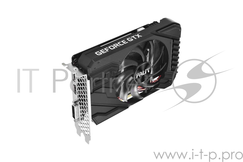 Видеокарта Palit GeForce GTX 1660 Ti StormX OC 6ГБ (GeForce GTX 1660 Ti, DDR6, DVI, HDMI, DP) (PCI-E)