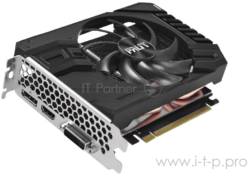 Видеокарта Palit GeForce GTX 1660 Ti StormX 6ГБ (GeForce GTX 1660 Ti, DDR6, DVI, HDMI, DP) (PCI-E)