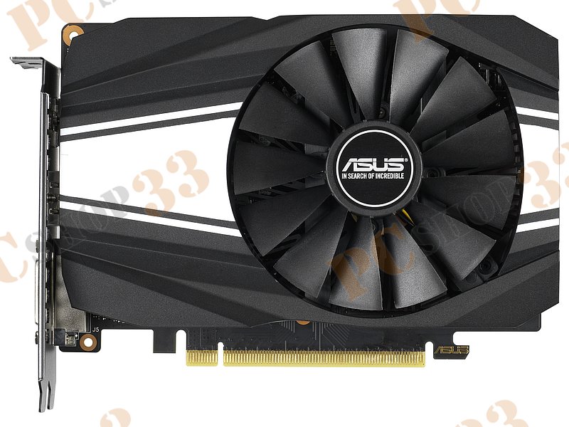 Видеокарта ASUS GeForce GTX 1660 Ti 6ГБ PH-GTX1660TI-O6G (GeForce GTX 1660 Ti, DDR6, DVI, 2xHDMI, DP) (PCI-E)