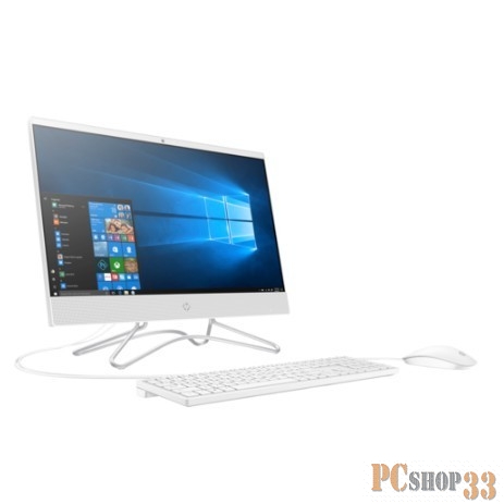 Моноблок HP 22-c0027ur 4GQ79EA (Core i3 8130U-2.20ГГц, 8ГБ, 128ГБ+1ТБ, GFMX110, LAN, WiFi, BT, WebCam, 21.5 1920x1080, W10 H) + клавиатура + мышь