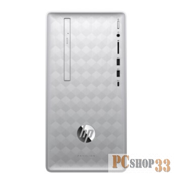 Компьютер HP Pavilion 590-p0004ur 4GM25EA (Pentium G5400-3.70ГГц, 8ГБ, 1ТБ, GFGTX1060, DVDRW, LAN, WiFI, BT, W10 H) + клавиатура + мышь