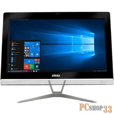 Моноблок MSI Pro 20EX 8GL-032XRU (Celeron N4000-1.10ГГц, 4ГБ, 1ТБ, HDG, DVDRW, LAN, WiFi, BT, WebCam, 19.5 1600x900, FreeDOS) + клавиатура + мышь