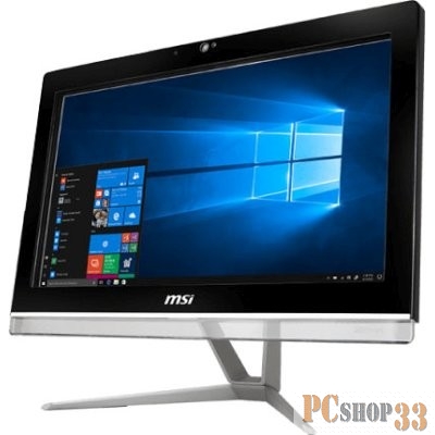 Моноблок MSI Pro 20EX 8GL-032XRU (Celeron N4000-1.10ГГц, 4ГБ, 1ТБ, HDG, DVDRW, LAN, WiFi, BT, WebCam, 19.5 1600x900, FreeDOS) + клавиатура + мышь