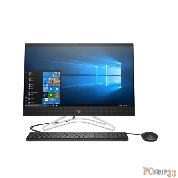 Моноблок HP 24-f0051ur 4HD69EA (Core i7 8700T-2.40ГГц, 16ГБ, 256ГБ+1ТБ, GFMX110, LAN, WiFi, BT, WebCam, 23.8 1920x1080 сенсор., W10 H) + клавиатура + мышь