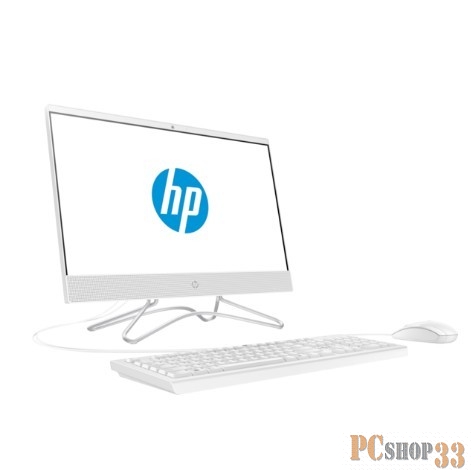 Моноблок HP 22-c0040ur 4GR62EA (Core i7 8700T-2.40ГГц, 8ГБ, 128ГБ+1ТБ, GFMX110, LAN, WiFi, BT, WebCam, 21.5 1920x1080, W10 H) + клавиатура + мышь