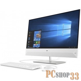 Моноблок HP Pavilion 27-xa0003ur 4UH04EA (Core i5 8400T-1.70ГГц, 4ГБ, 16ГБ+1ТБ, GFMX130, LAN, WiFi, BT, WebCam, 27.0 1920x1080, W10 H) + клавиатура + мышь