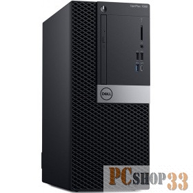 Компьютер Dell OptiPlex 7060 SFF 7060-6177 (Core i7 8700-3.60ГГц, 8ГБ, 256ГБ+1ТБ, RX550, DVDRW, LAN, W10 Pro) + клавиатура + мышь