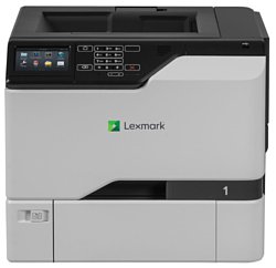 Цветной лазерный принтер Lexmark CS720de A4, 1200x1200dpi, бело-серый (USB2.0, LAN)