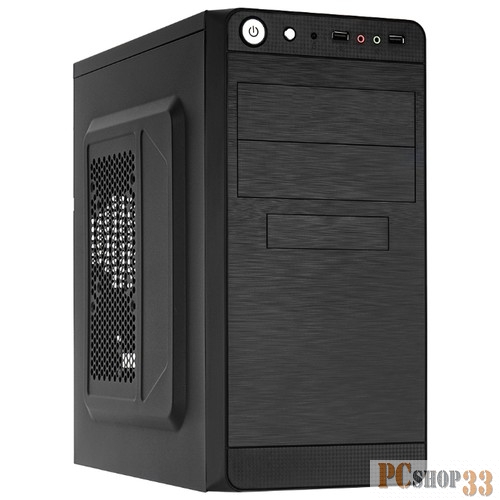Корпус MiniTower SP Winard 5822B 2*USB2.0, audio, reset, mATX, БП 600W, 120mm