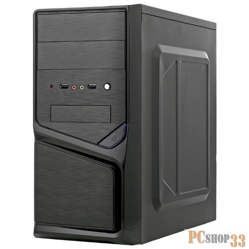 Корпус MiniTower SP Winard 5819B 2*USB2.0, audio, reset, mATX, БП 600W, 120mm