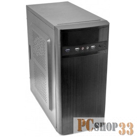 Корпус 3Cott START 01, mATX, без БП, 1х USB3.0 + 2x USB2.0, черный.