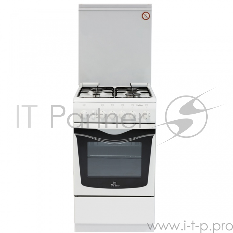 Плита Комбинированная De Luxe 506040.00гэ чр. белый