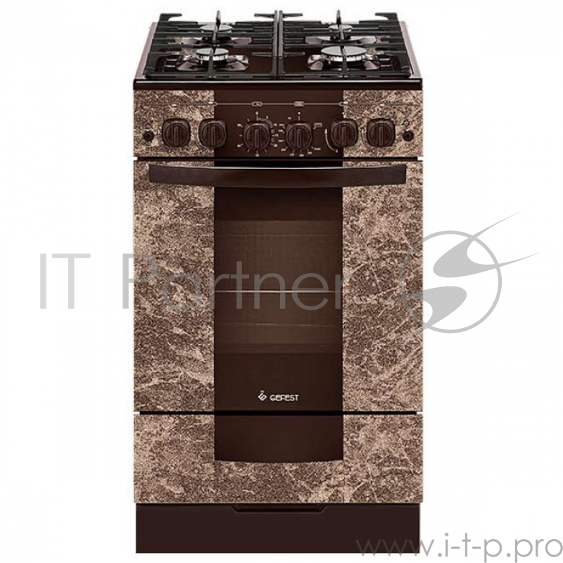 Газовая плита Gefest ПГ 5500-02 0114 коричневый мрамор