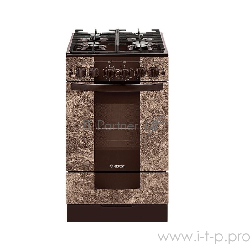 Газовая плита Gefest ПГ 5500-02 0114 коричневый мрамор