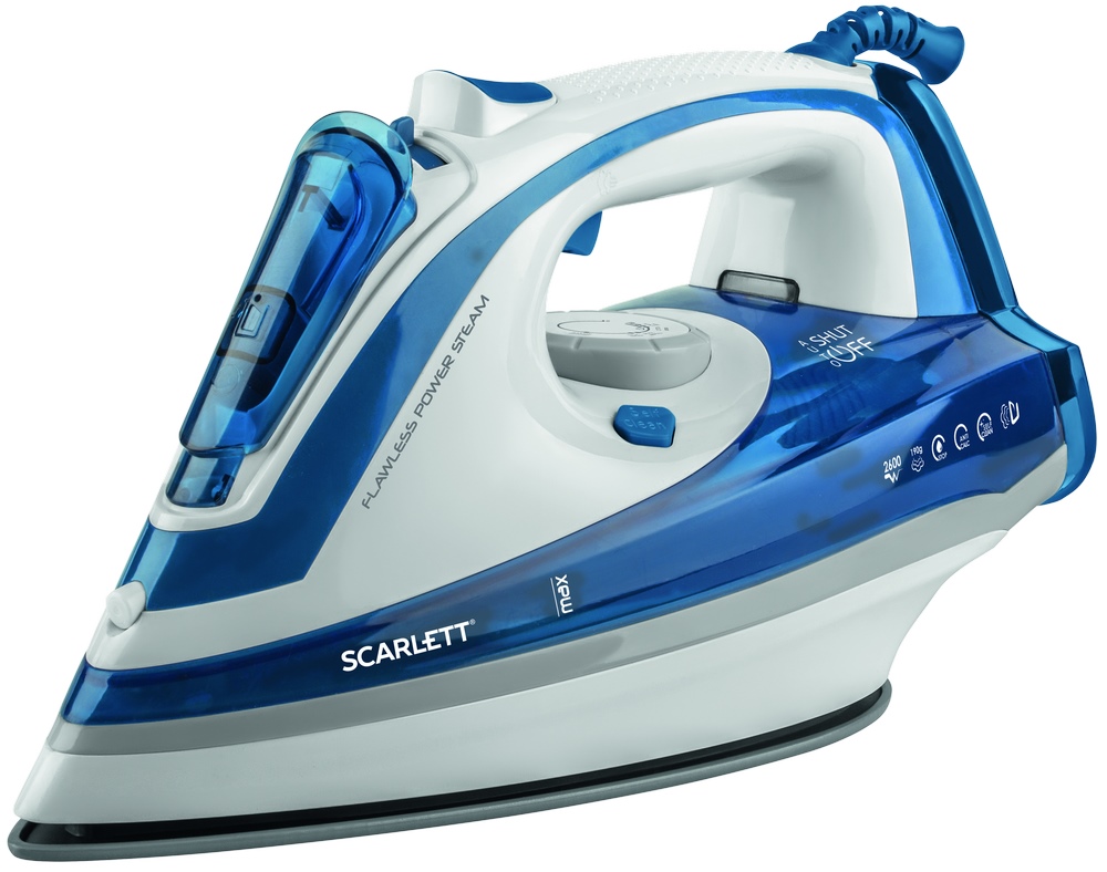 Утюг Scarlett SC-SI30K29 2200Вт белый/синий
