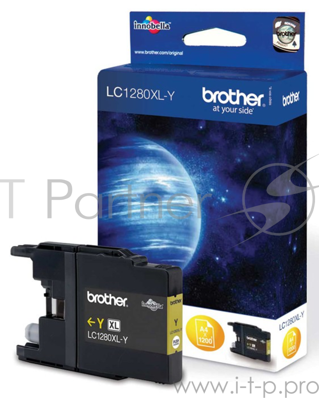 Картридж Brother MFC-J6510/6910DW (О) LC-1280XLY, 1,2К, повышенной ёмкости