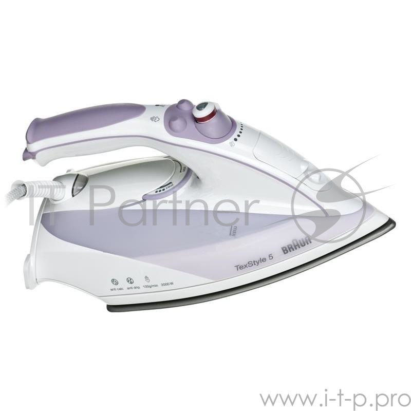 Утюг BRAUN TS505 розовый/белый