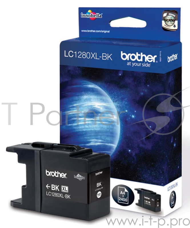 Картридж Brother MFC-J6510/6910DW (О) LC-1280XLBK, 2,4K, повышенной ёмкости