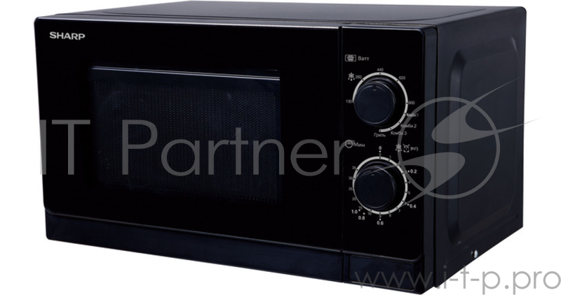 Микроволновая Печь Sharp R-6000RK 20л. 800Вт черный/черный