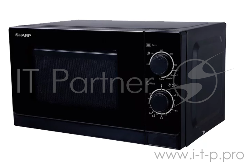 Микроволновая Печь Sharp R-6000RK 20л. 800Вт черный/черный