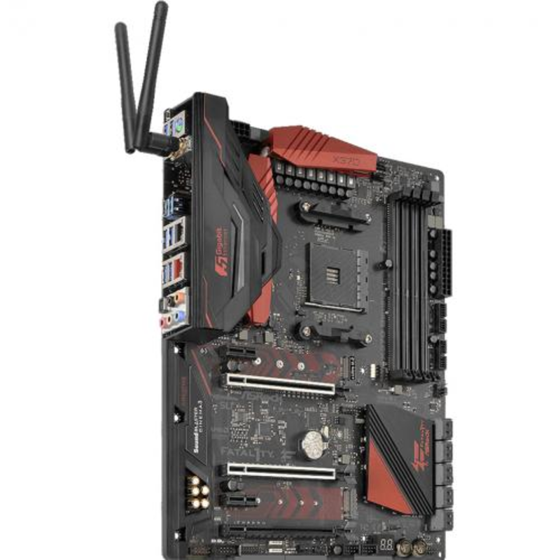 Материнская плата ASRock Fatal1ty X370 Professional Gaming Socket AM4, AMD X370, 4xDDR-4, 7.1CH, 1000 Мбит/с, 5000 Мбит/с, Wi-Fi, Bluetooth, Retail