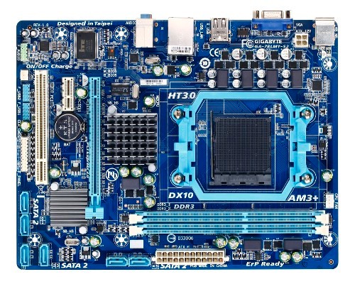 Материнская плата Gigabyte GA-78LMT-S2 Soc-AM3+ AMD 760G 2xDDR3 mATX AC`97 8ch(7.1) GbLAN RAID RAID1