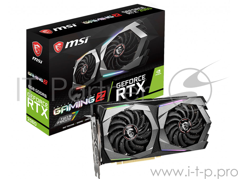 Видеокарта 6Gb PCI-E MSI GeForce RTX 2060 GAMING Z 6G RTX2060, GDDR6, 192bit, HDMI, 3xDP, Retail