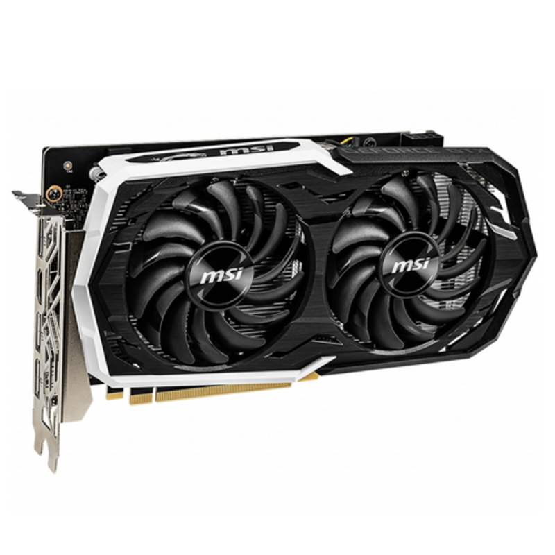 Видеокарта 6Gb PCI-E MSI GeForce GTX 1660 Ti ARMOR 6G OC GTX1660Ti, Retail