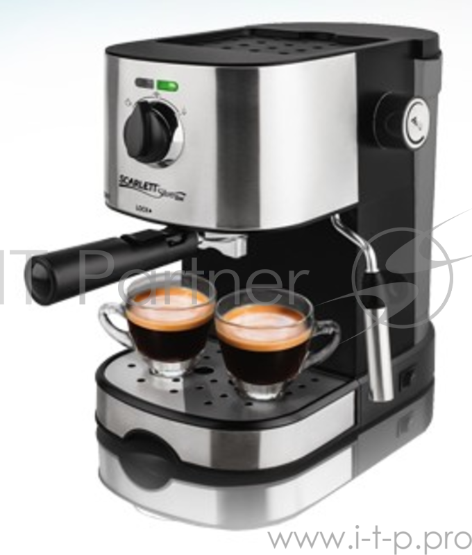 Кофеварка эспрессо Scarlett SL-CM53001 850 Вт. черный/серебристый
