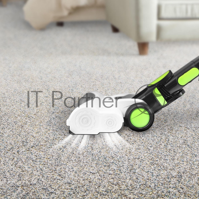 Пылесос-электровеник Kitfort КТ-540-1 130Вт зеленый/белый