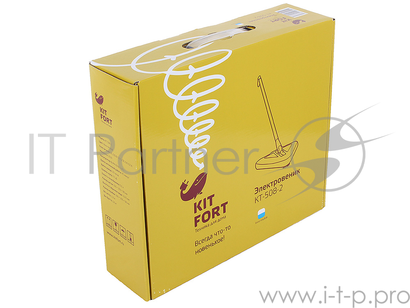 Пылесос-электровеник Kitfort КТ-508-2 15Вт белый/голубой