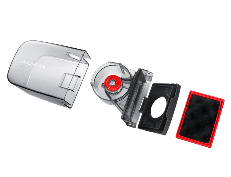 Пылесос-робот Samsung VR10M7010UW 80Вт белый/черный