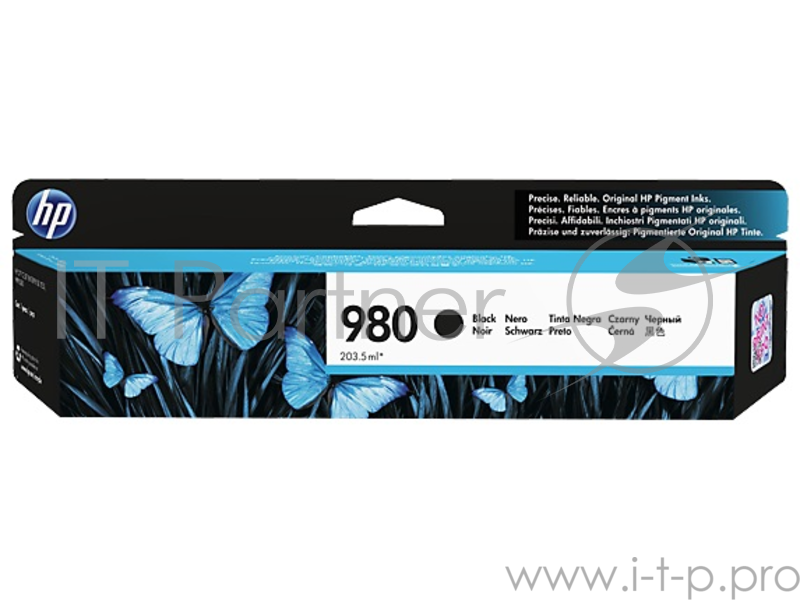 Картридж HP OJ Ent X585/X555 (O) D8J10A, BK, №980