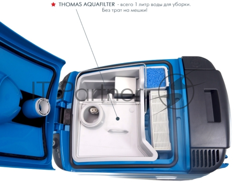 Пылесос моющий Thomas TWIN T1 Aquafilter 1600Вт синий/серый