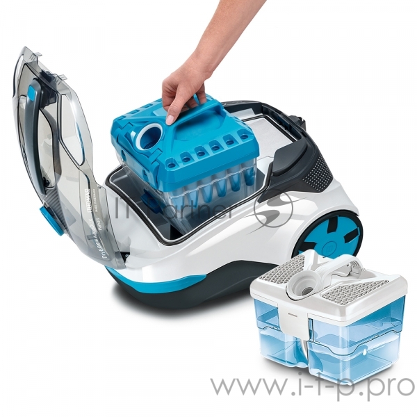 Пылесос Thomas DryBOX + AquaBOX Parkett 1700Вт белый/синий