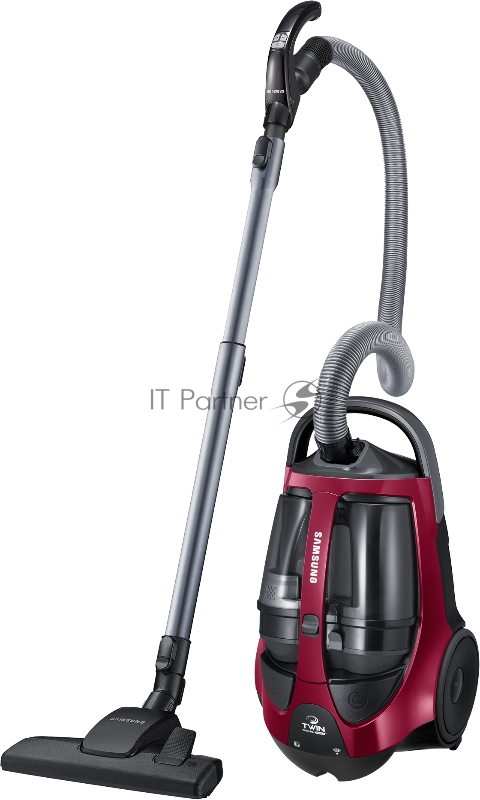 Пылесос Samsung VCC885FH3P, 2200/430Вт, без мешка, 2 насадки, телескопическая труба, длинна шнура 7м