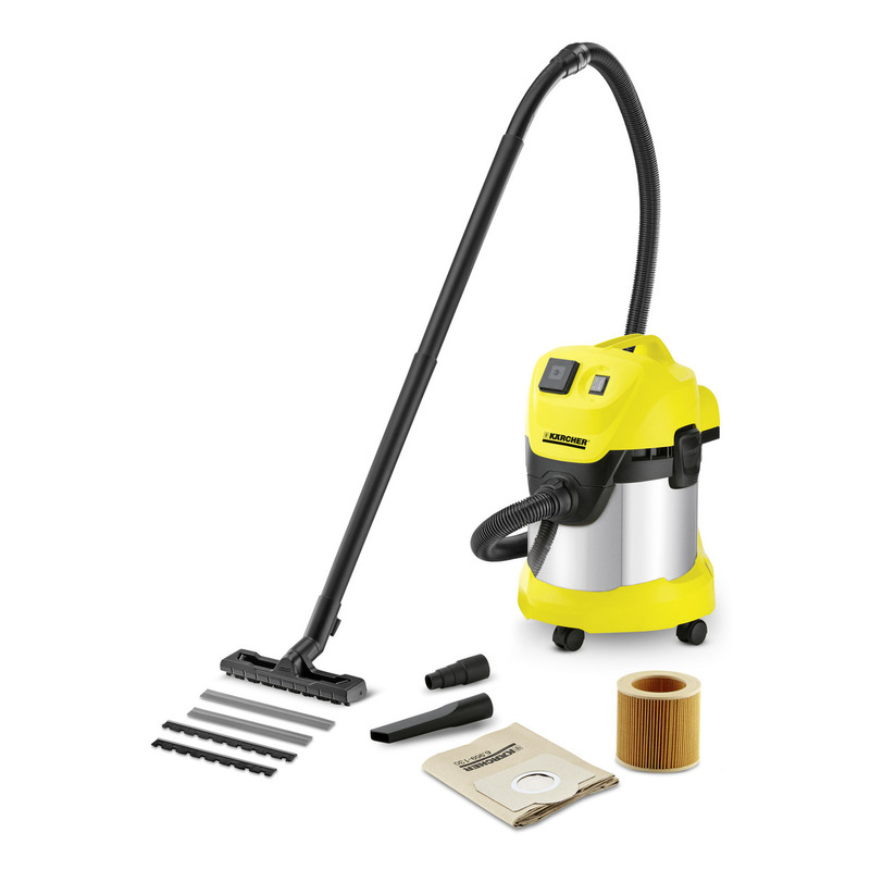Пылесос Karcher WD 3 P Premium EU-I 1000 Вт. желтый