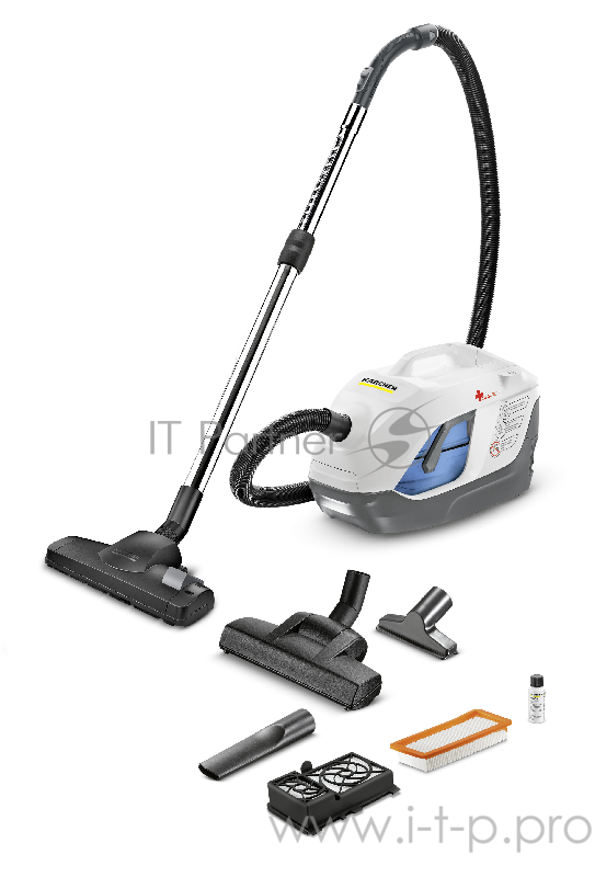 Пылесос Karcher DS 6 Premium Mediclean 650Вт белый