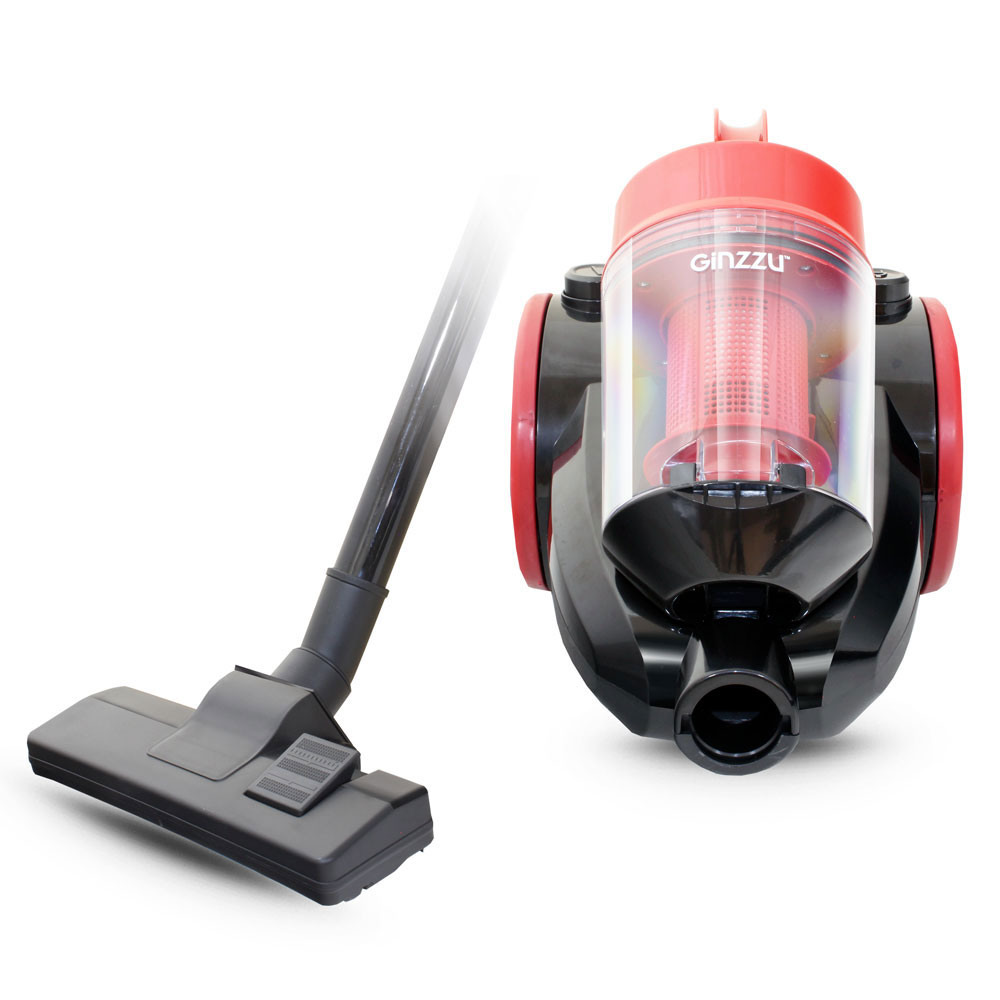 Пылесос Ginzzu VS422 черный/красный