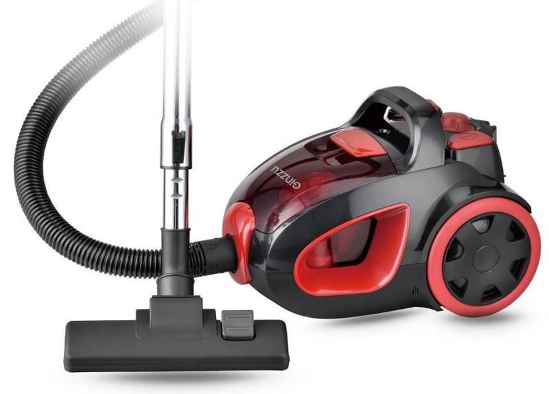 Пылесос Ginzzu VS437 черный/красный