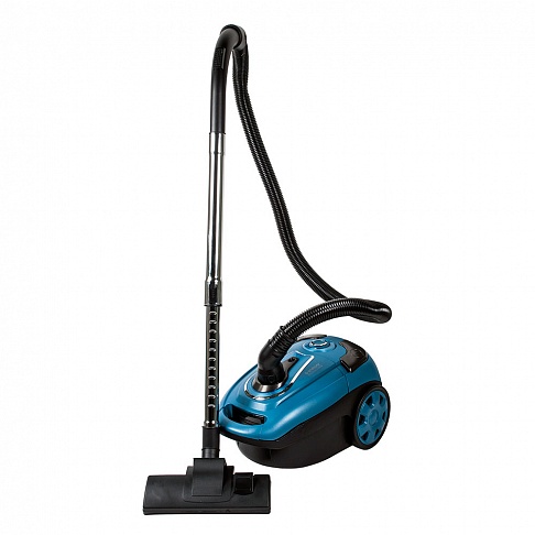 Пылесос Endever SkyClean VC-220, 2000/400Вт, с мешком, набор насадок, синий/черный